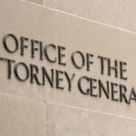 IRS Targeting Scandal: Who Gets the $1.7B? Office of the Attorney General building sign.