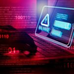 Trump Targets “Pro-Transgender” Extremists… A computer screen displaying a malware warning with binary code in the background