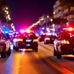 Drunken Tirade Exposes Donor War Ripping GOP Apart… Police cars with flashing lights on a city street at night