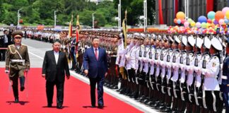 Watch: Xi Jinping arrives to grand welcome in Pyongyang for state visit to DPRK