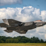 Beijing Taunts, White House Stalls F-35 fighter jet taking off from runway.