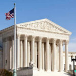 NPR’s Alito Bombshell Vanishes in Minutes United States Supreme Court building with American flag.