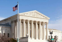 NPR’s Alito Bombshell Vanishes in Minutes United States Supreme Court building with American flag.