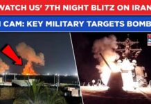 US Unleashes 7th Straight Night Of Monster Strikes On Iran| On Cam-IRGC'S Key Military Targets Hit