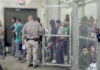 Hijacker Walks? Court Cites One Shocking Rule People detained behind fencing in a detention center.